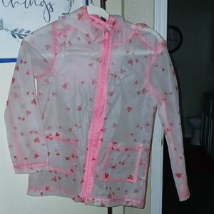 Kids Pink Heart Swim Cover-Up